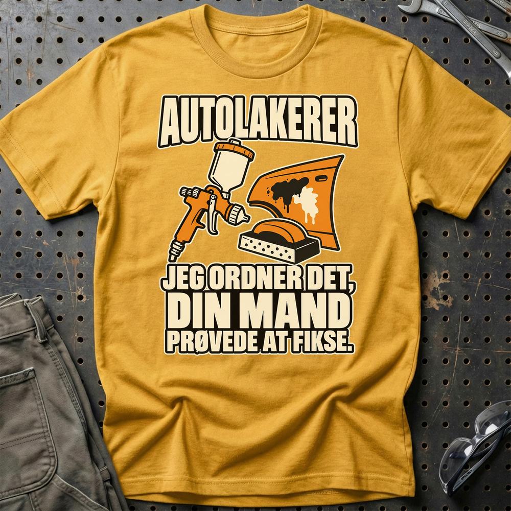 
Produktbillede af Autolakerer – Jeg Ordner Det, Din Mand Prøvede At Fikse T-Shirt