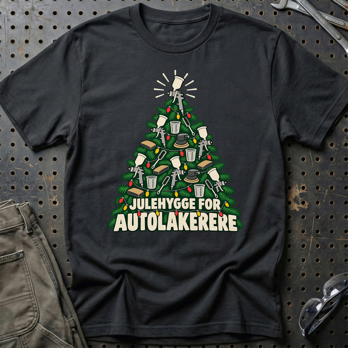 
Autolakerer – Julehygge – Unisex T-Shirt – Sort