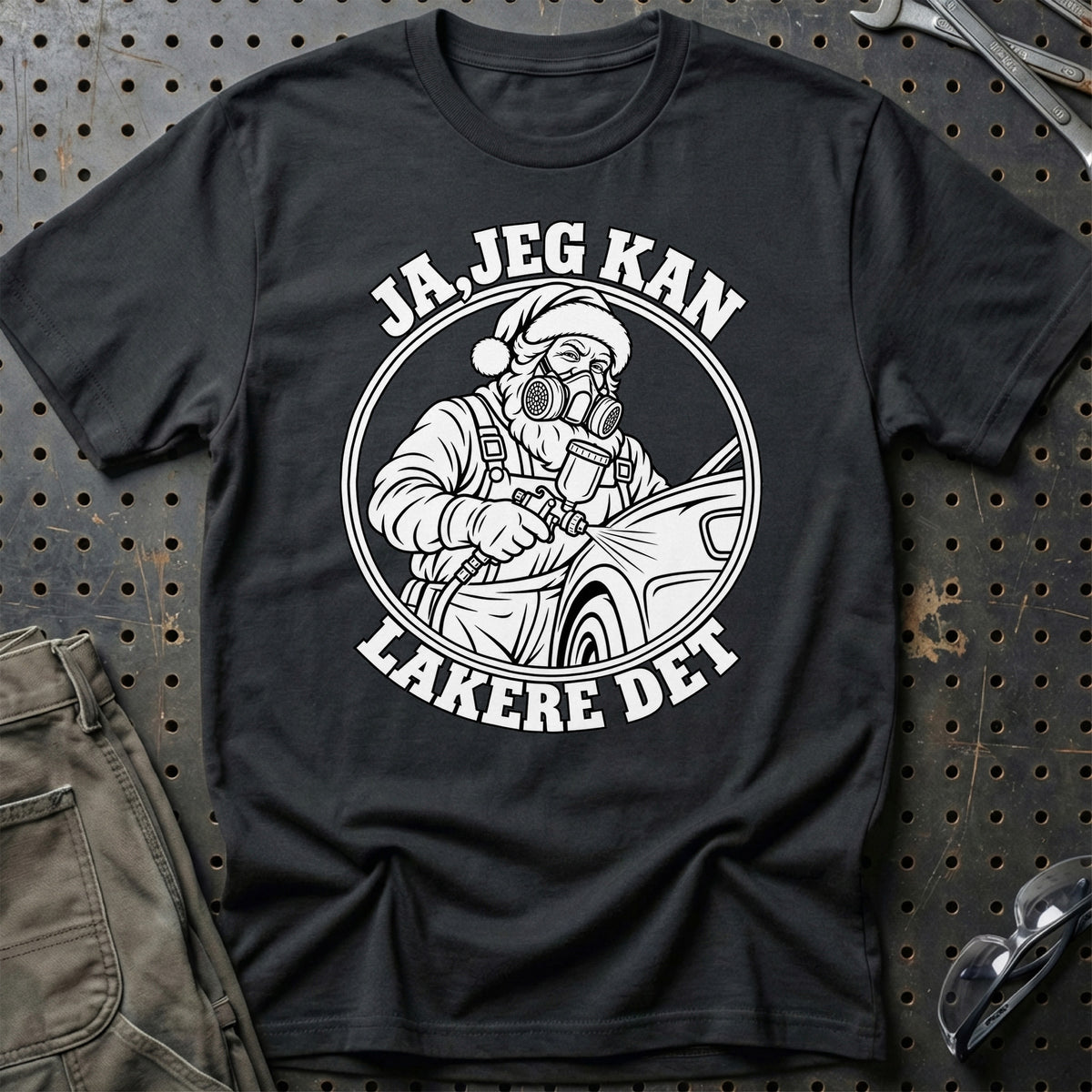 
Autolakerer – Santa Kan Det – Jul T-Shirt – Sort