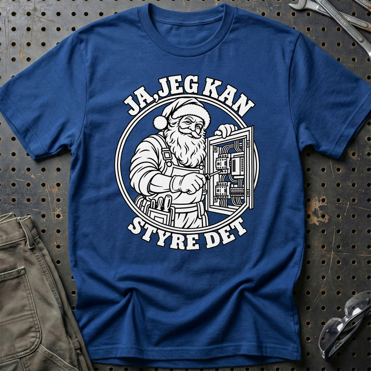 
Automatiktekniker – Santa Kan Det – Jul T-Shirt – Blå Royal