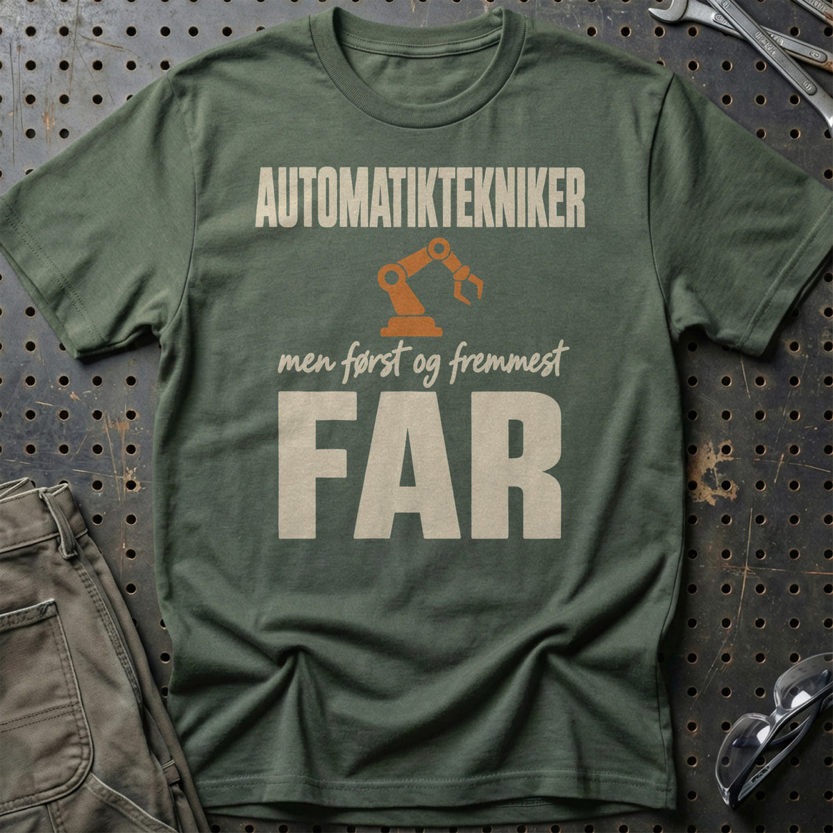 
Produktbillede af Automatiktekniker – Men Først Og Fremmest Far T-Shirt