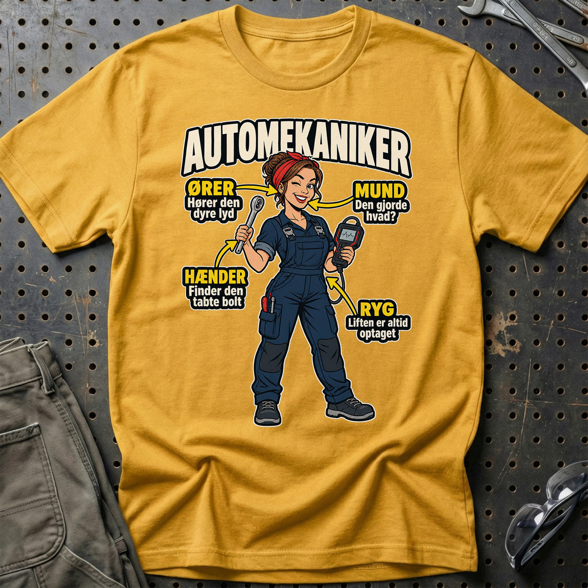 
Produktbillede af Automekaniker – Anatomi T-Shirt