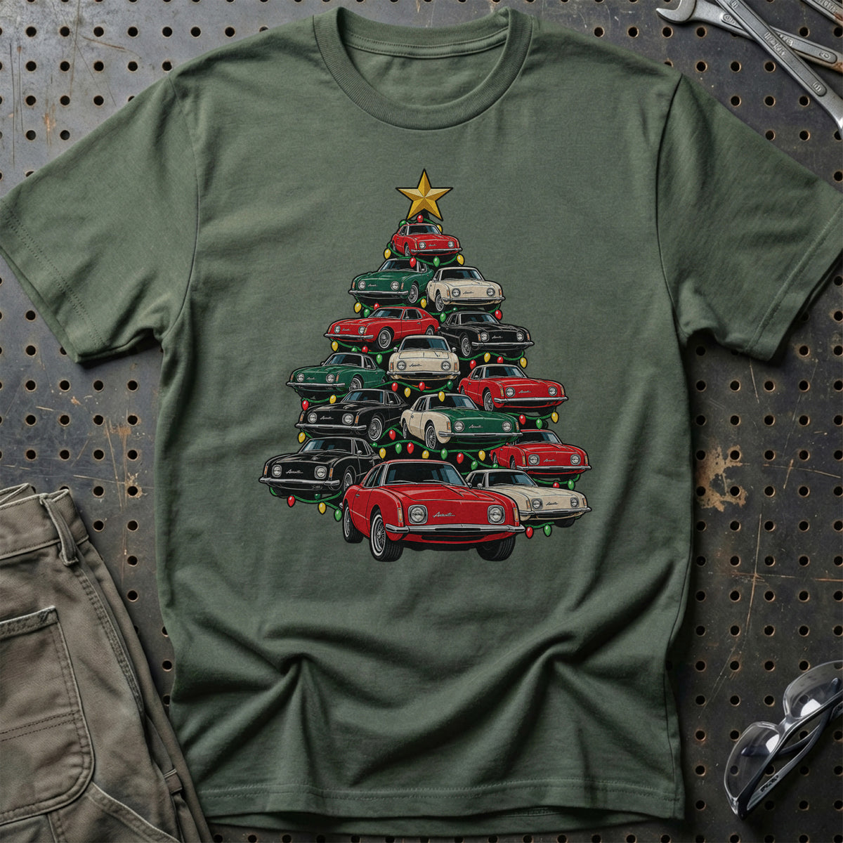 Avanti Juletræ T-Shirt-Beklædning-Avanti-Grøn Militær-S-Garage Culture Shop- garage - man cave - merchandise
