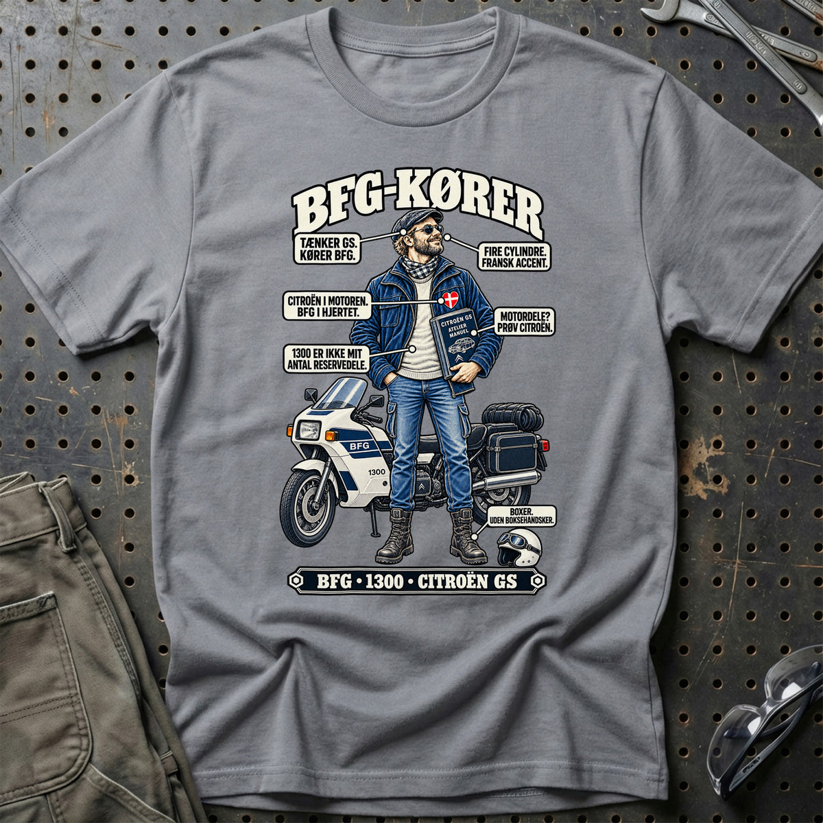 
BFG-Kører T-Shirt – Grå Sport