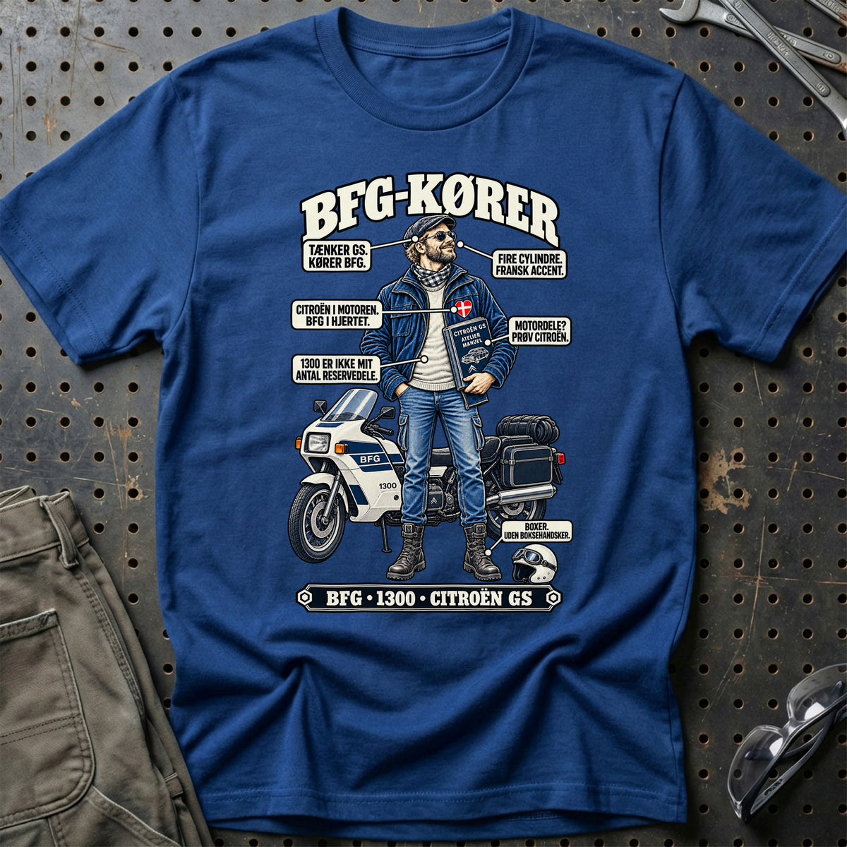 
BFG-Kører T-Shirt – Blå Royal