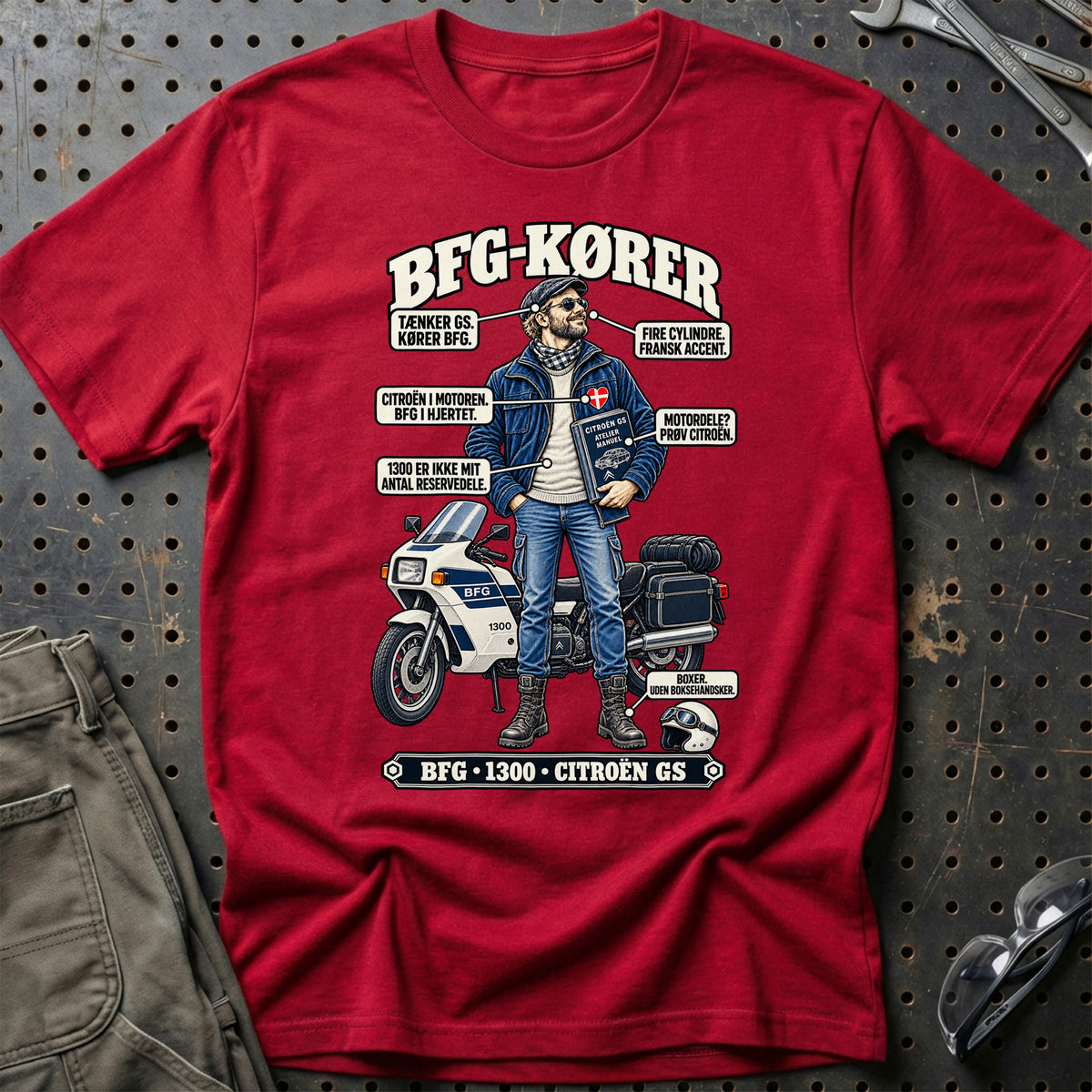 
BFG-Kører T-Shirt – Rød