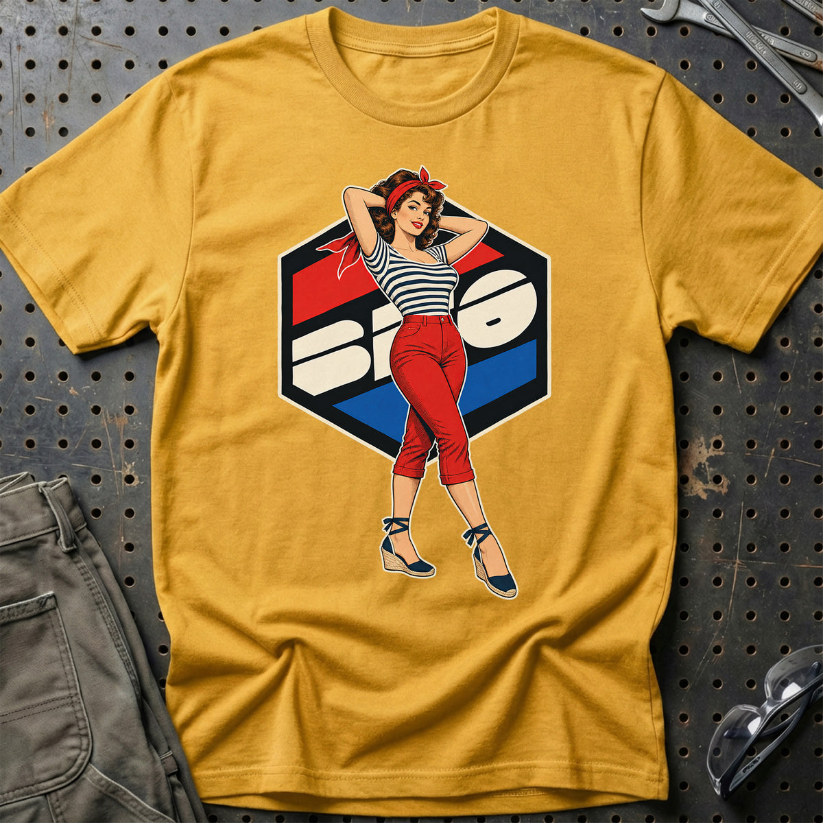 
Produktbillede af BFG Retro Pinup T-Shirt