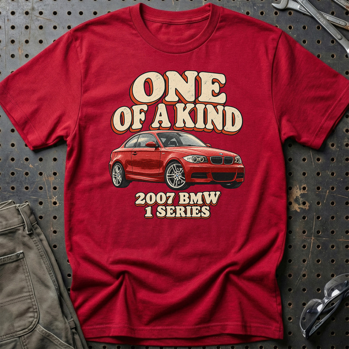 
BMW 1 Series 2007 – One of a Kind T-Shirt – Rød