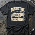 
BMW 3 Series E36 – Baghjulstræk hjernen på ferie – Unisex T-Shirt – Sort