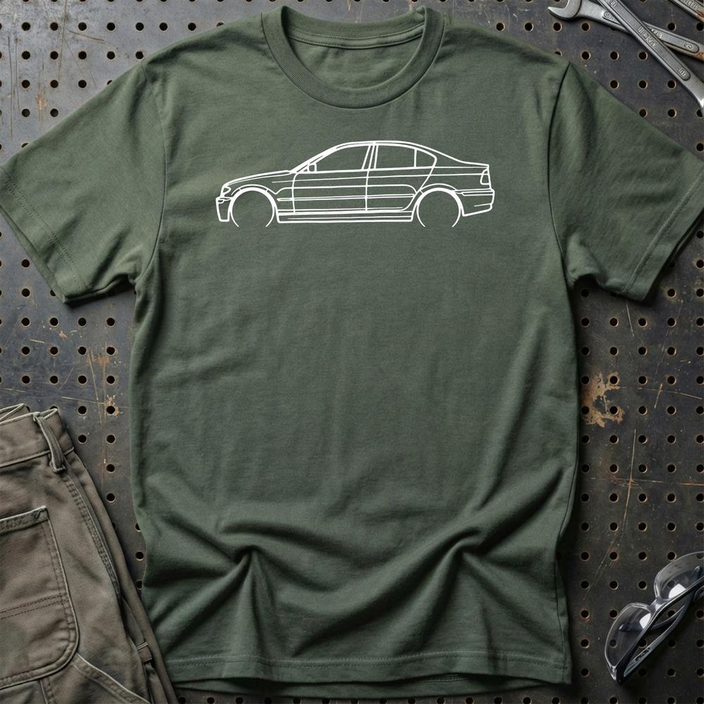 
Produktbillede af BMW 325XI Outline T-Shirt
