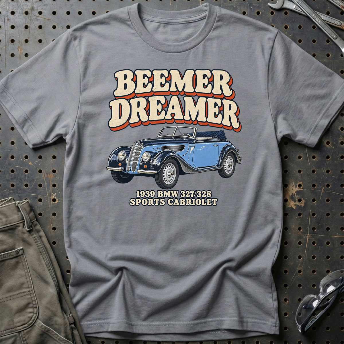 
BMW 327/328 1939 – Beemer Dreamer T-Shirt – Grå Sport