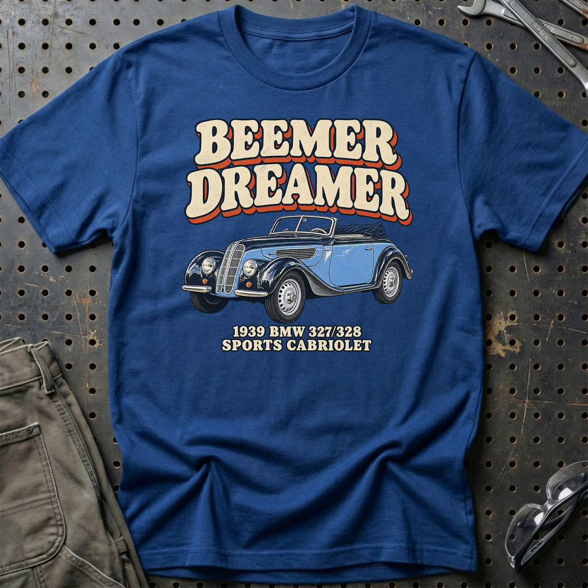 
BMW 327/328 1939 – Beemer Dreamer T-Shirt – Blå Royal