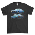 BMW 3.0 CSi Alpina B2S black T-Shirt-Beklædning-bmw-Sort-S-Garage Culture Shop- garage - man cave - merchandise