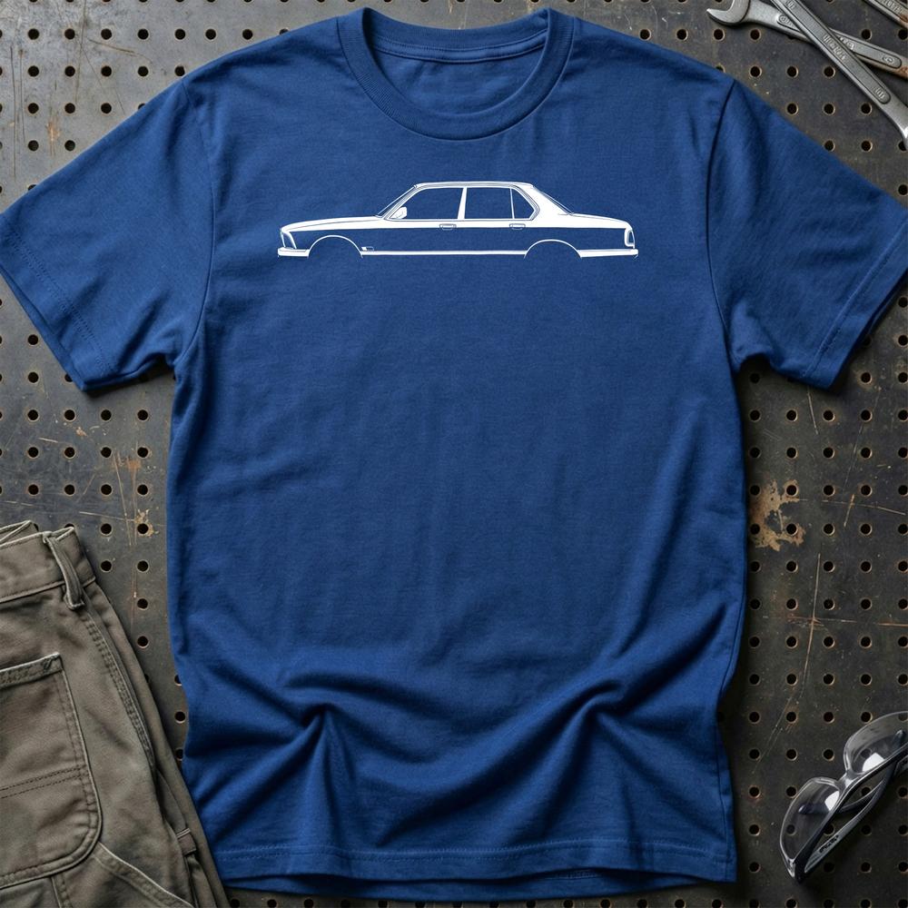 
Produktbillede af BMW 7 Series (E23) Silhuet T-Shirt