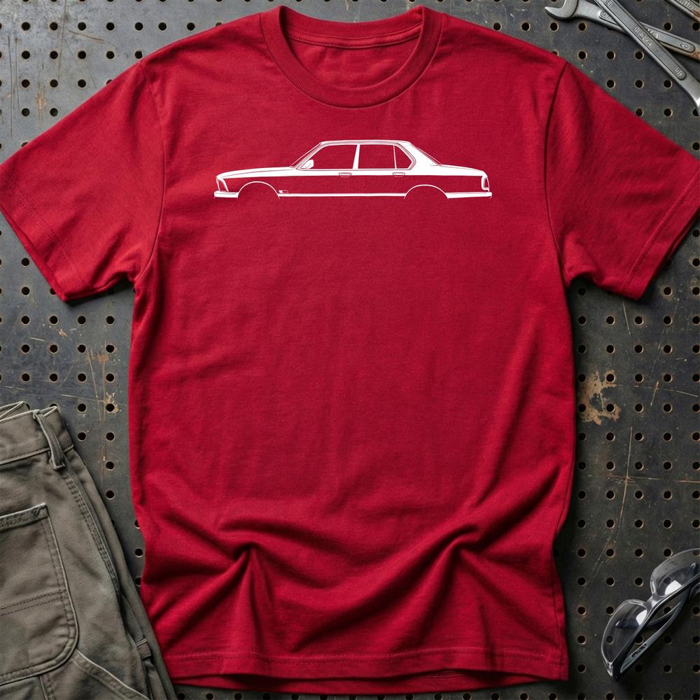 
Produktbillede af BMW 7 Series (E23) Silhuet T-Shirt