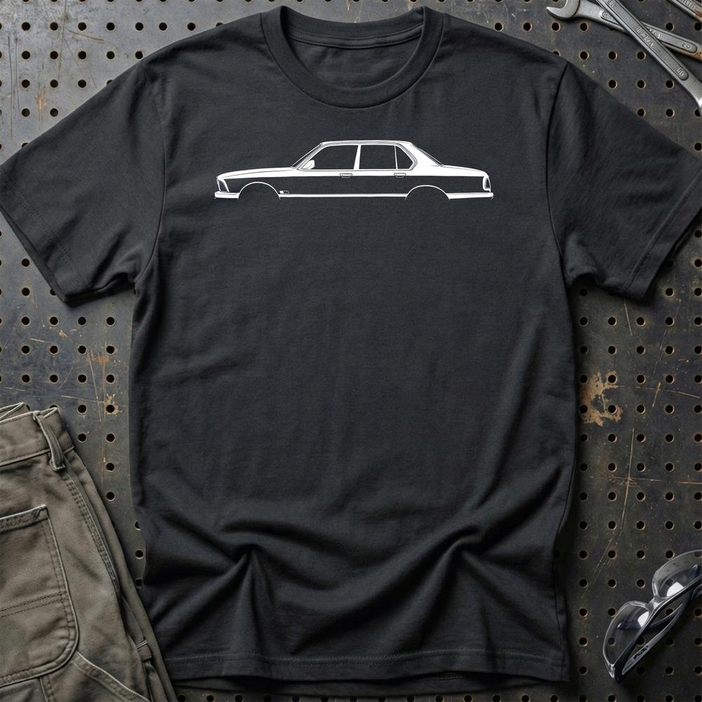 
Produktbillede af BMW 7 Series (E23) Silhuet T-Shirt