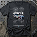 
BMW CSL T-Shirt – Sort