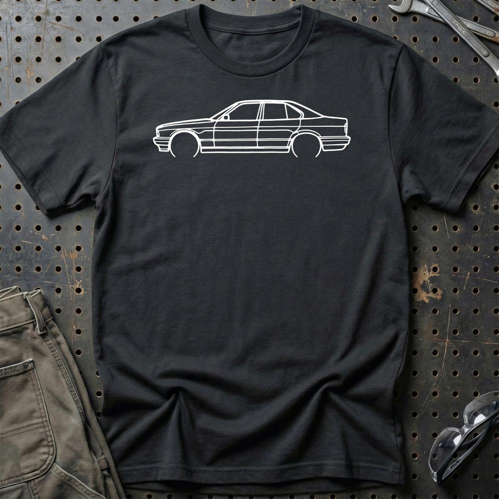 
Produktbillede af BMW E34 525i Outline T-Shirt