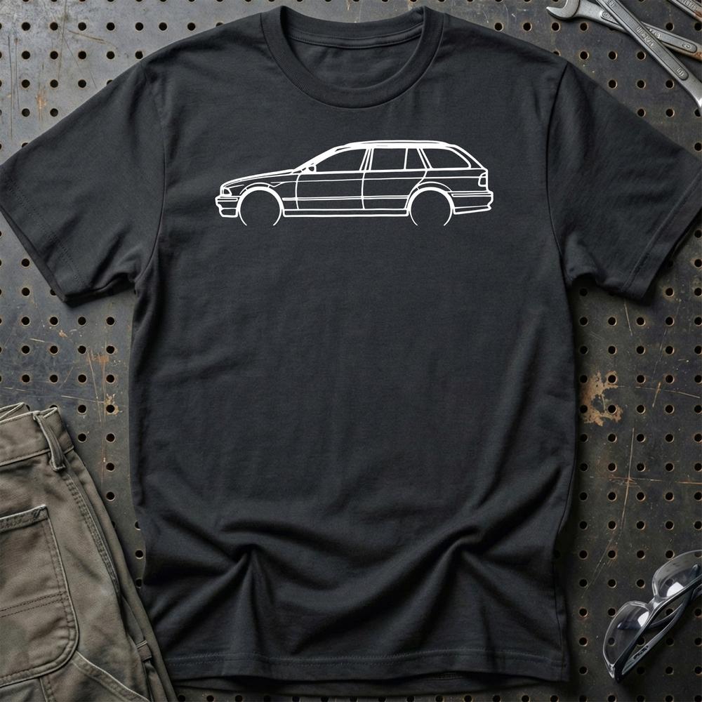 
Produktbillede af BMW E39 Wagon Outline T-Shirt