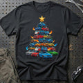 BMW Juletræ Christmas Tree T-Shirt-Beklædning-BMW-Sort-S-Garage Culture Shop- garage - man cave - merchandise