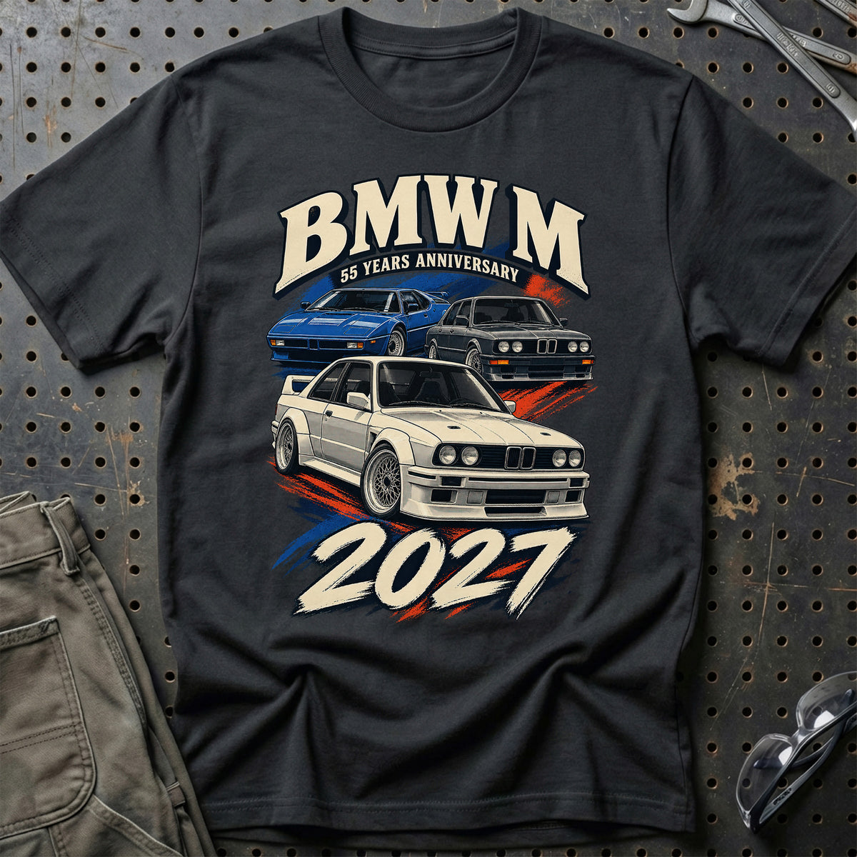 
BMW M – 55 Years Anniversary 2027 T-Shirt – Sort