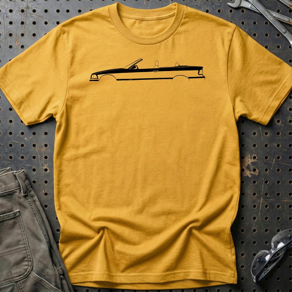 
Produktbillede af BMW M3 Cabrio (E36) Silhuet T-Shirt