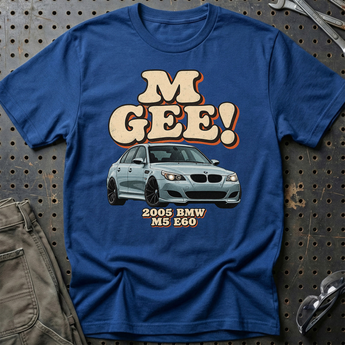 
BMW M5 E60 2005 – M Gee! T-Shirt – Blå Royal