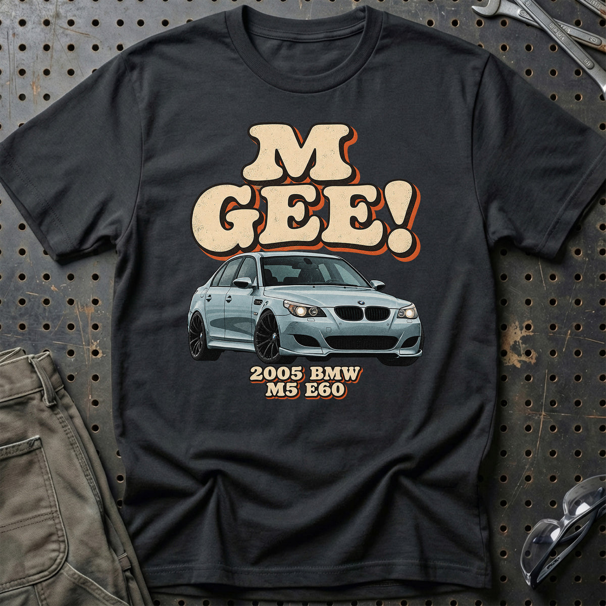 
BMW M5 E60 2005 – M Gee! T-Shirt – Sort