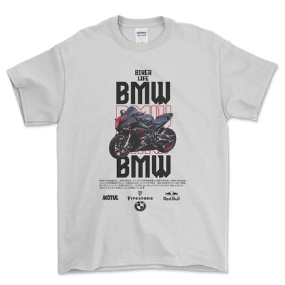 BMW R10 Unisex T-Shirt , Bomuld-Beklædning-BMW-Hvid-S-Forside-Garage Culture Shop- garage - man cave - merchandise