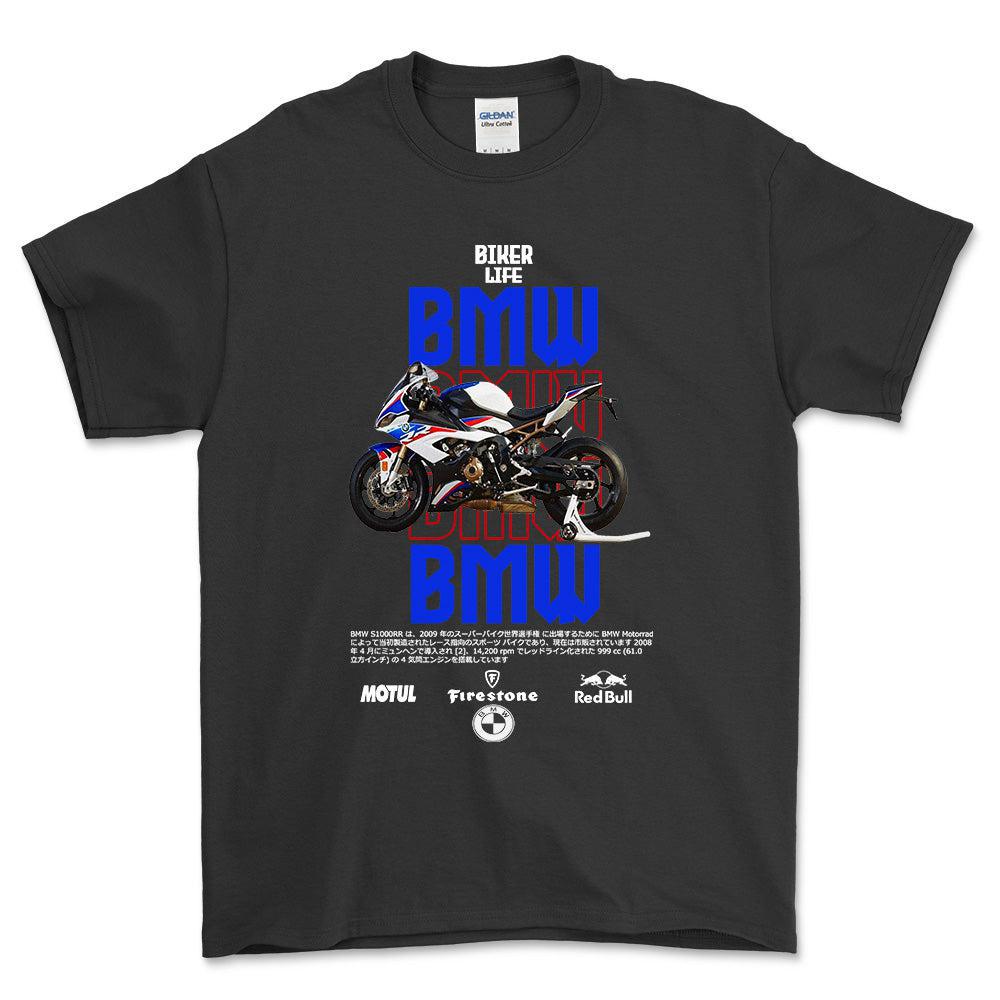 BMW R10 Unisex T-Shirt , Bomuld-Beklædning-BMW-Sort-S-Forside-Garage Culture Shop- garage - man cave - merchandise