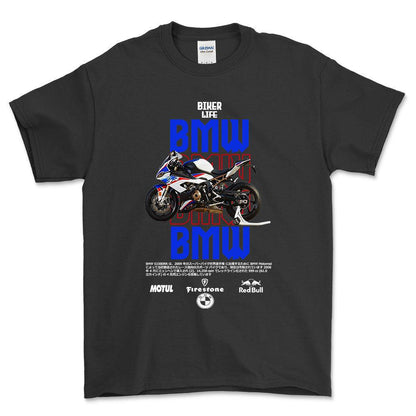 BMW R10 Unisex T-Shirt , Bomuld-Beklædning-BMW-Sort-S-Forside-Garage Culture Shop- garage - man cave - merchandise