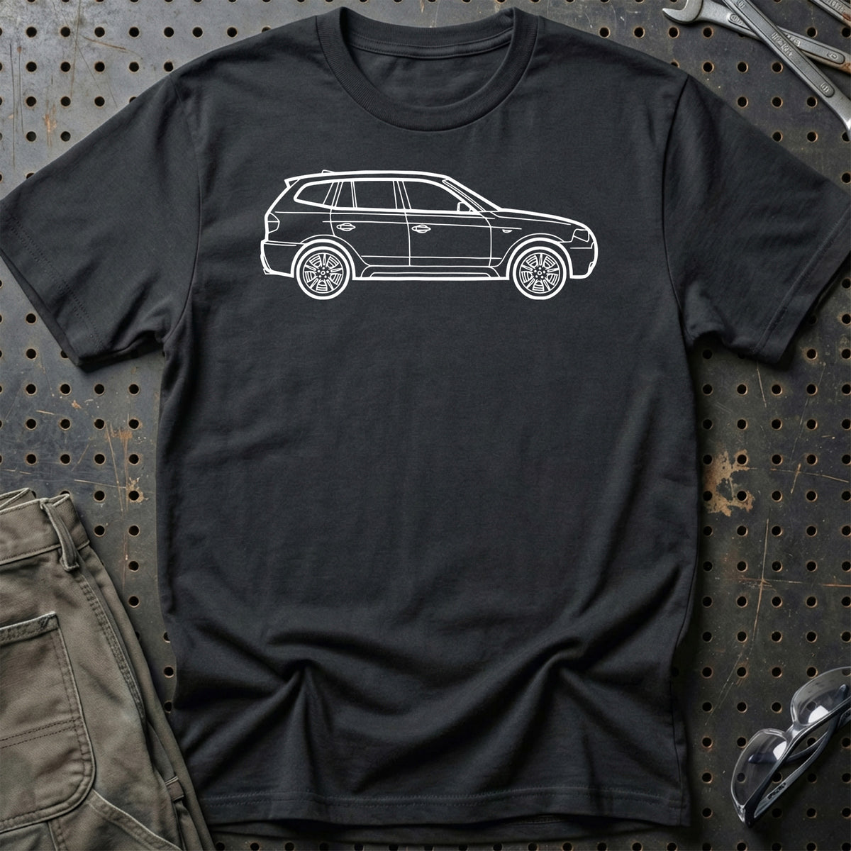 
Produktbillede af BMW X3 2003 Outline T-Shirt