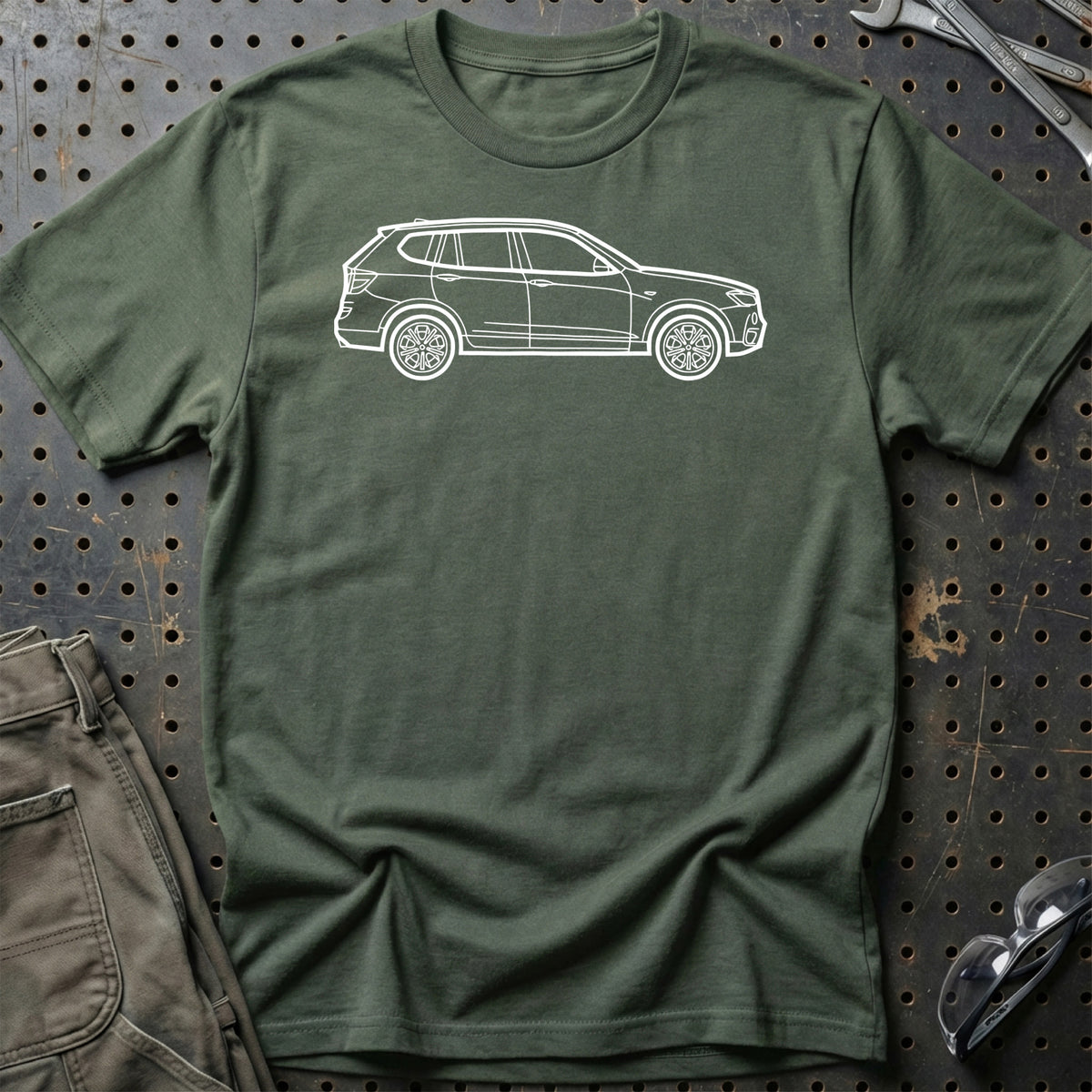 
Produktbillede af BMW X3 2010 Outline T-Shirt