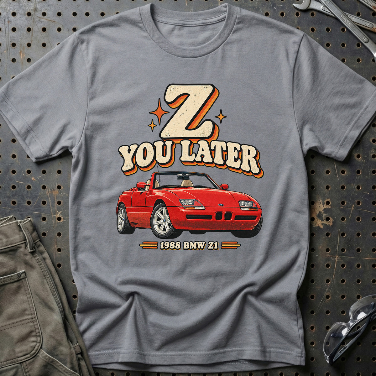
BMW Z1 1988 – Z You Later T-Shirt – Grå Sport