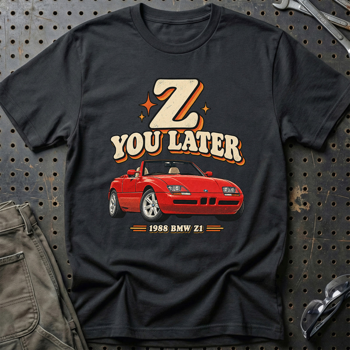 
BMW Z1 1988 – Z You Later T-Shirt – Sort