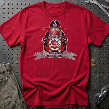 BSA Biker Vintage Style Unisex T-Shirt , Bomuld-Beklædning-BSA-Rød-S-Garage Culture Shop- garage - man cave - merchandise