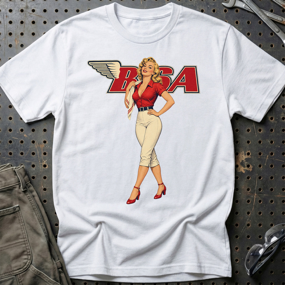 
Produktbillede af BSA Retro Pinup T-Shirt