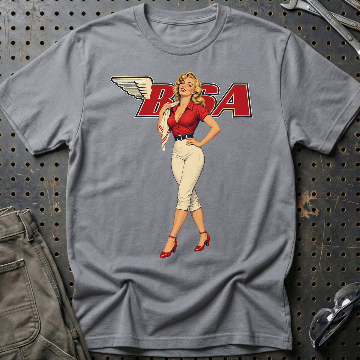 
Produktbillede af BSA Retro Pinup T-Shirt