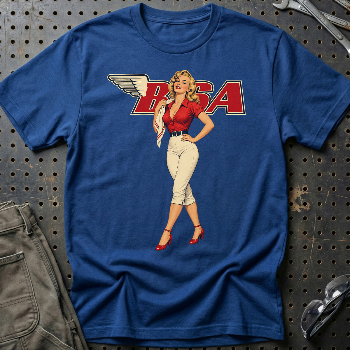 
Produktbillede af BSA Retro Pinup T-Shirt