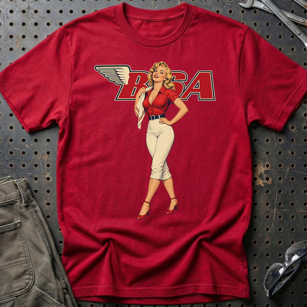
Produktbillede af BSA Retro Pinup T-Shirt