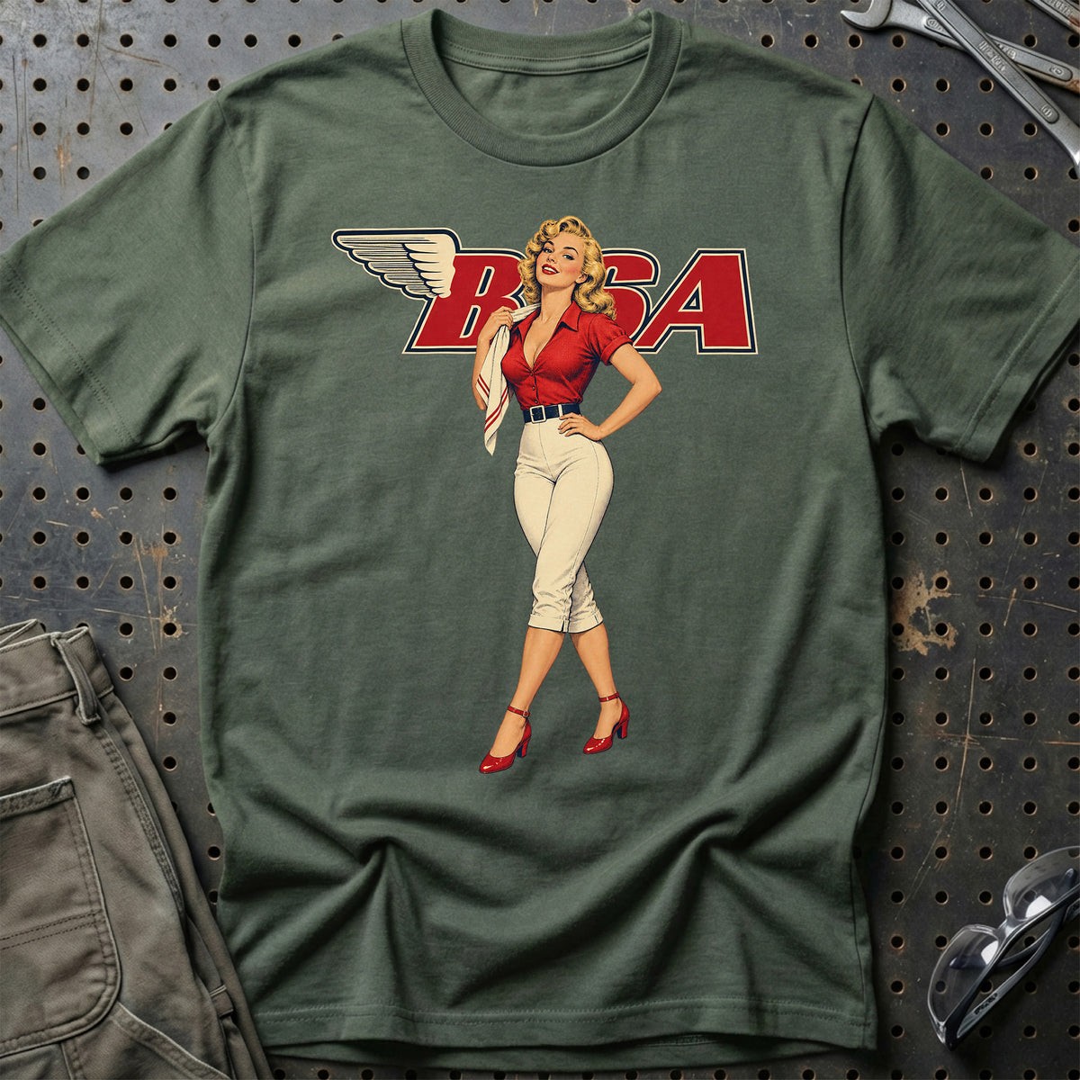
Produktbillede af BSA Retro Pinup T-Shirt