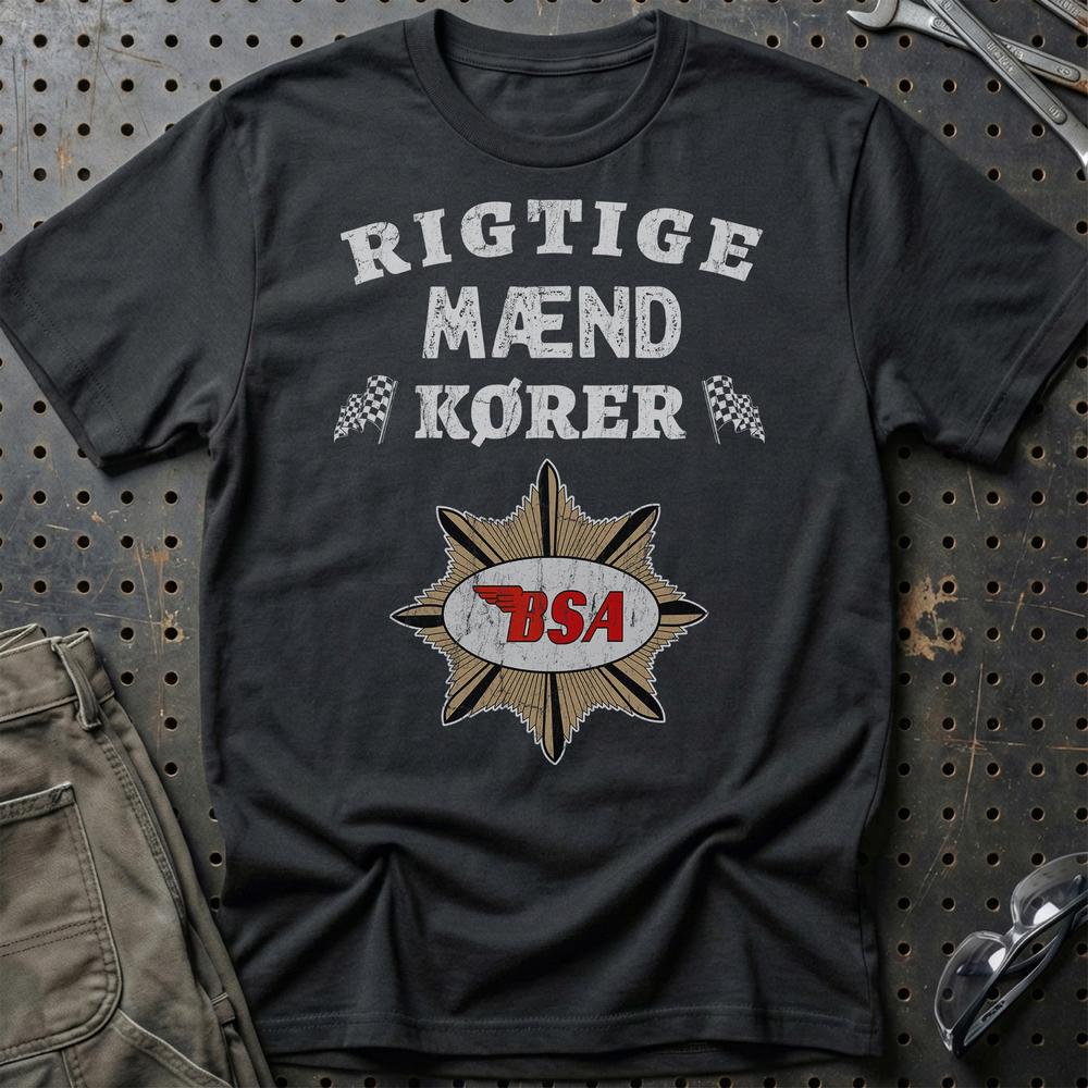 
Produktbillede af BSA Rigtige Mænd Kører T-Shirt