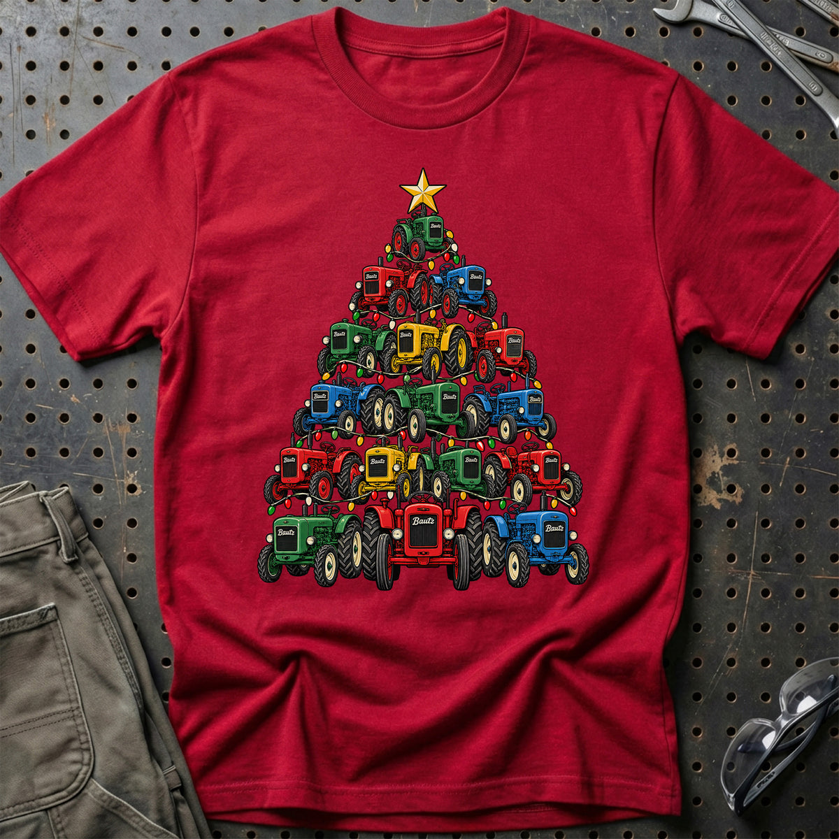 Bautz Juletræ T-Shirt – Rød