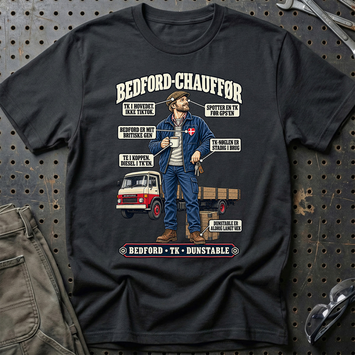 
Bedford-Chauffør T-Shirt – Sort