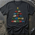 
Bedford Juletræ Christmas Tree Unisex T-Shirt – Sort – print foran