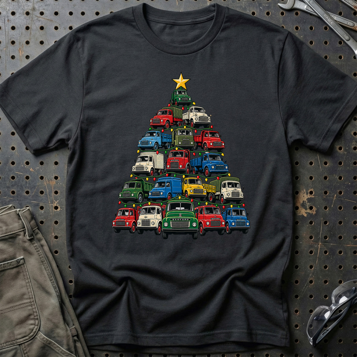 
Bedford Juletræ Christmas Tree Unisex T-Shirt – Sort – print foran