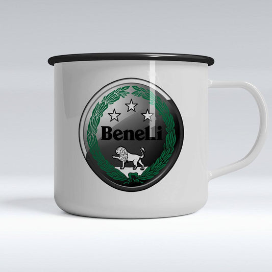 Benelli Emaljekrus-Krus-Benelli-Garage Culture Shop- garage - man cave - merchandise