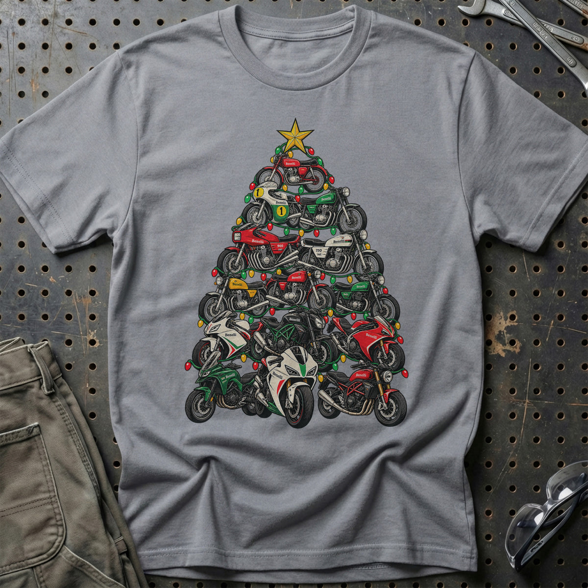 Benelli Juletræ T-Shirt – Grå Sport