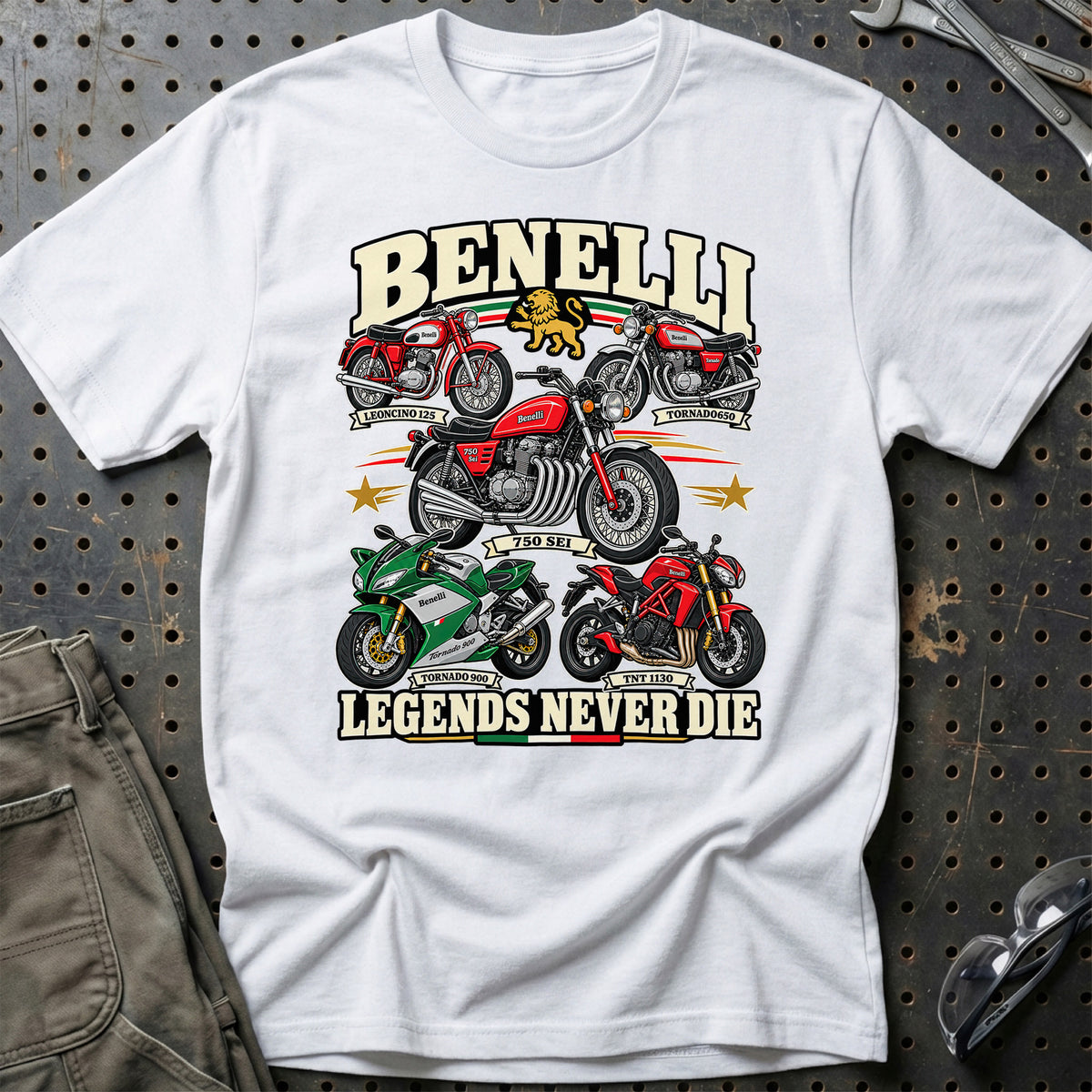 
Produktbillede af Benelli Legends Never Die T-Shirt