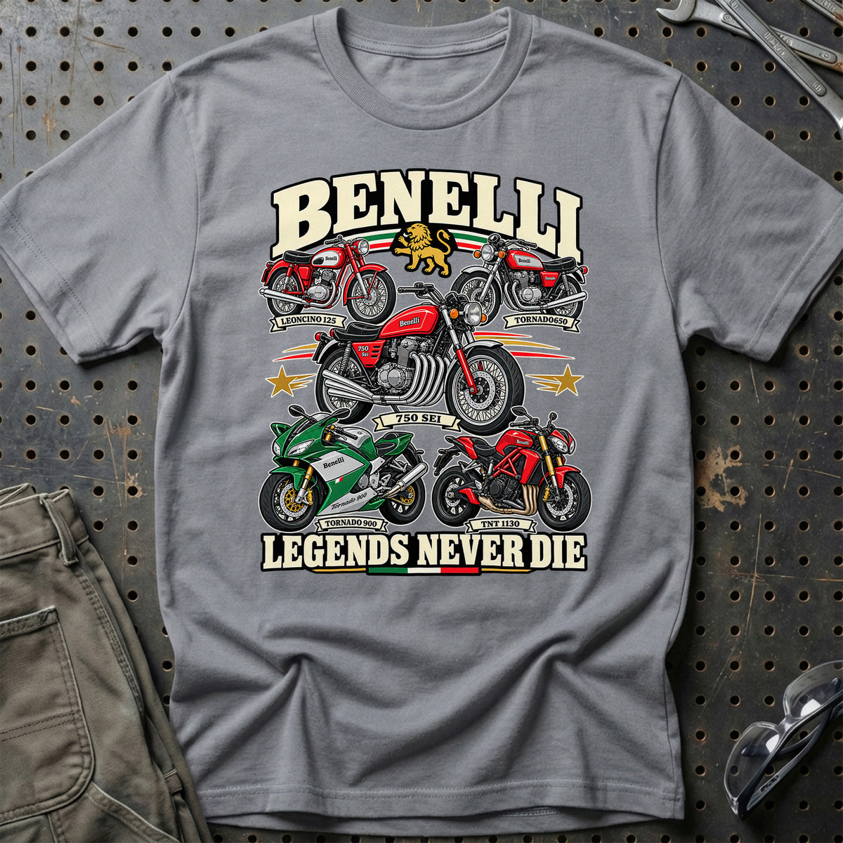 
Produktbillede af Benelli Legends Never Die T-Shirt